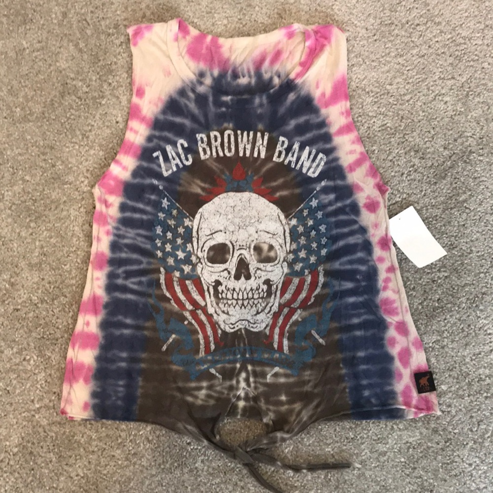 TRUNK LTD ZAC BROWN BAND TIE-DYE MUSCLE TANK